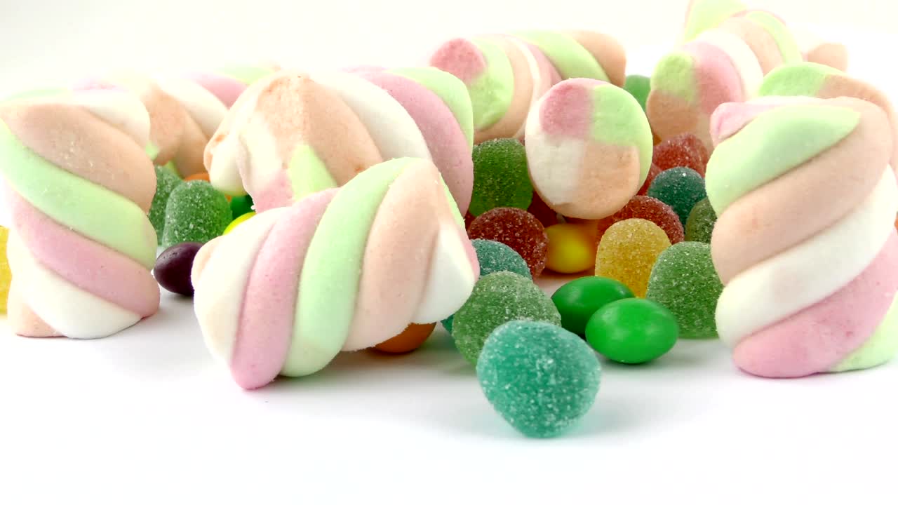 사탕, 달한 젤리, 롤리, 맛있는 설탕 디저트