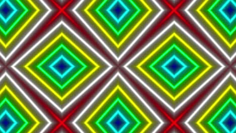 neon geometric pattern illumination animation motion graphics