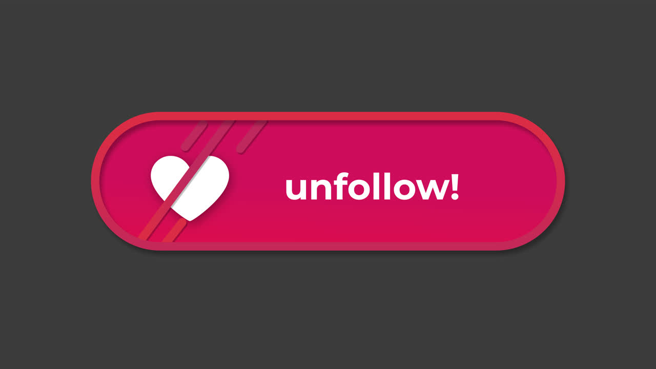 Unfollow Button Design