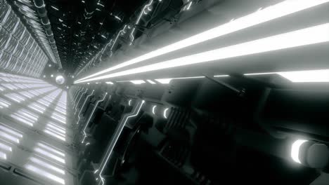 el corredor cyberpunk futurista