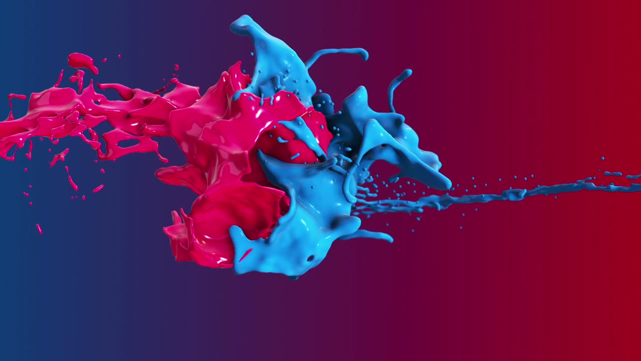 salpicaduras de pintura abstracta