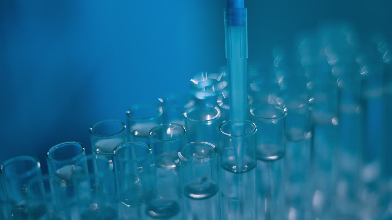 실험실 시험 튜브와 피