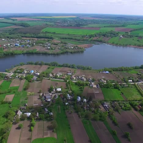 village by the pond