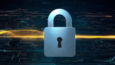 digital security padlock
