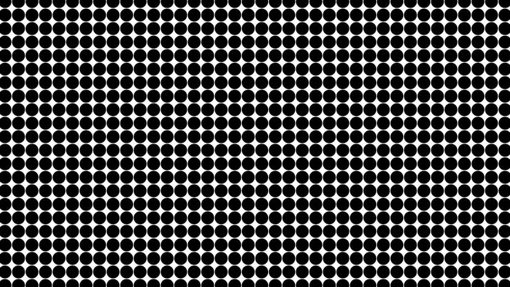 Abstract Halftone Moving Background. Dots on white background