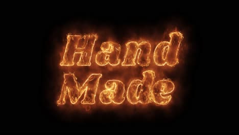 hand made in fire
