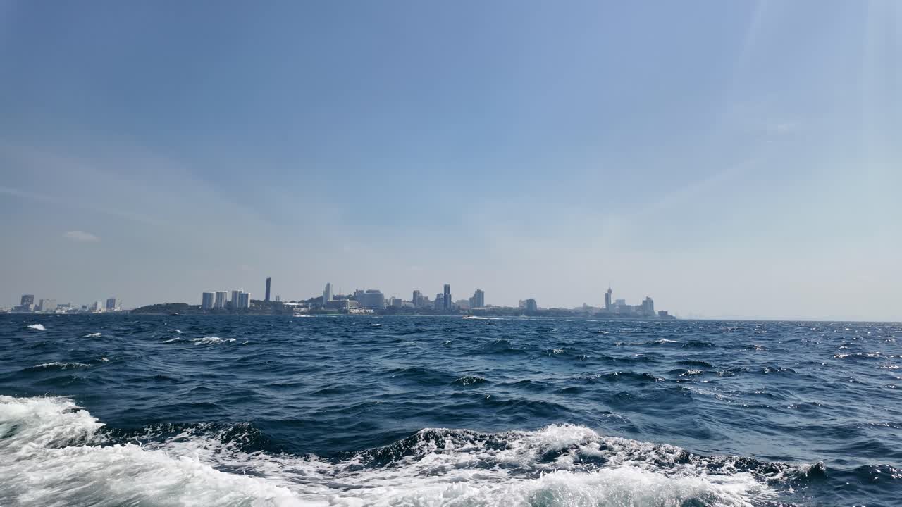 Pattaya city Gulf of Thailand marina sailing fery water transport port