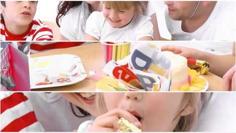 Close-up-of-a-smiling-family-playing-together