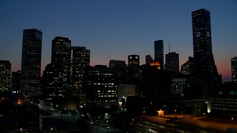 the houston skyline at dusk 3