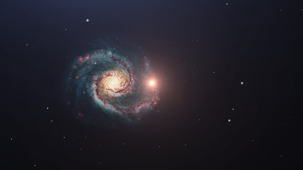 우주에서 움직이는 은하의 일종