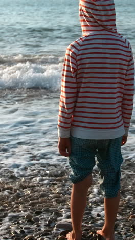 child on the beach