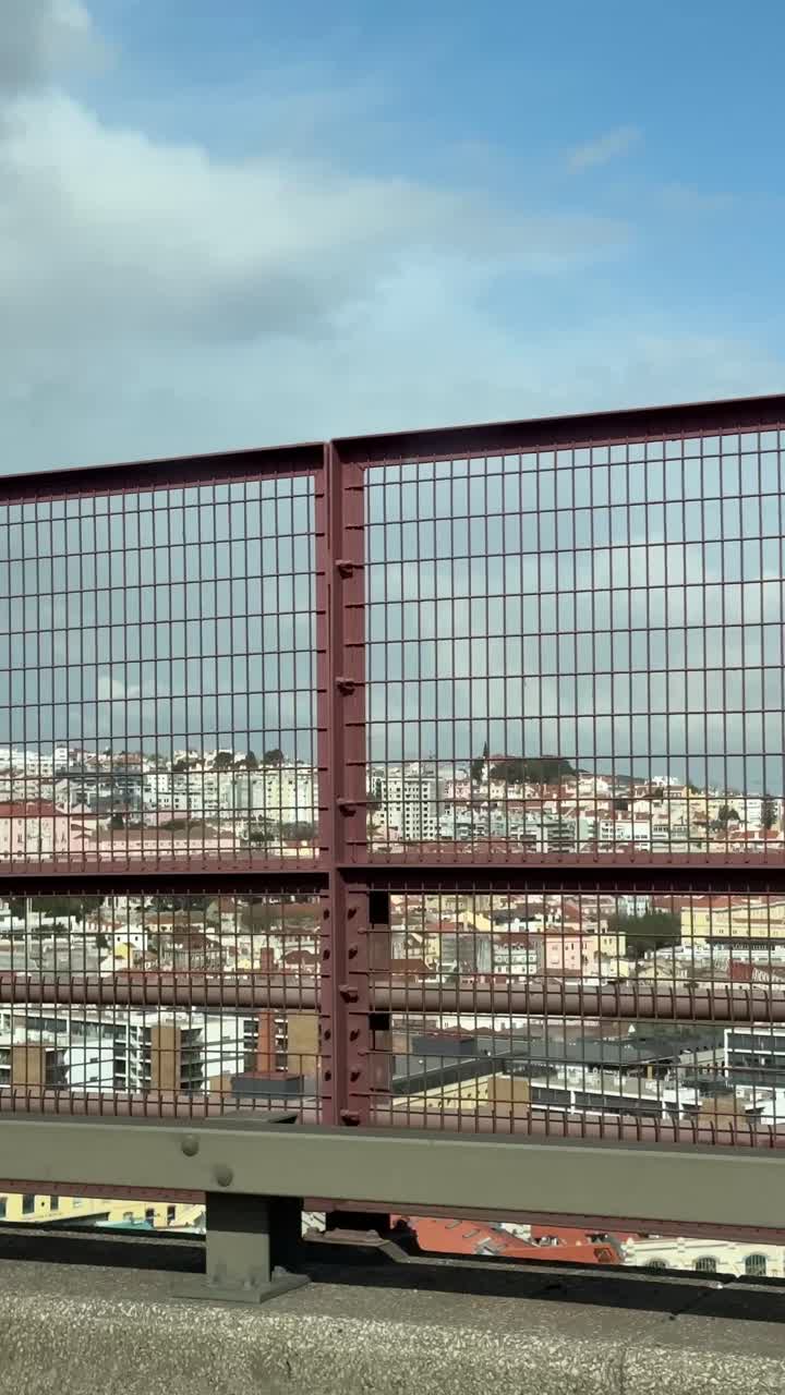 City View from a Bridge in Lisbon