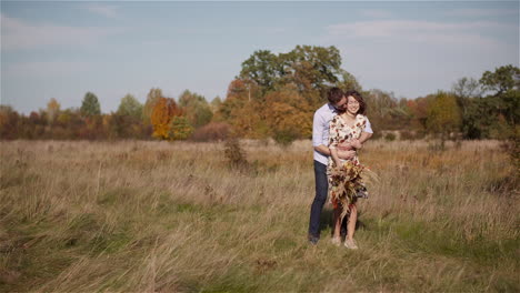 togetherness in a sunny green meadow