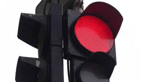 working traffic light on the city road during the day