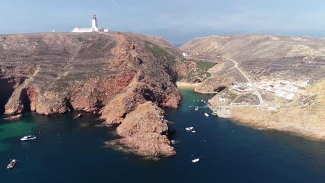 Insel-Lenga-In-Peniche,-Portugal