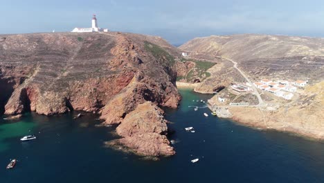 la isla de berlengas en peniche, portugal