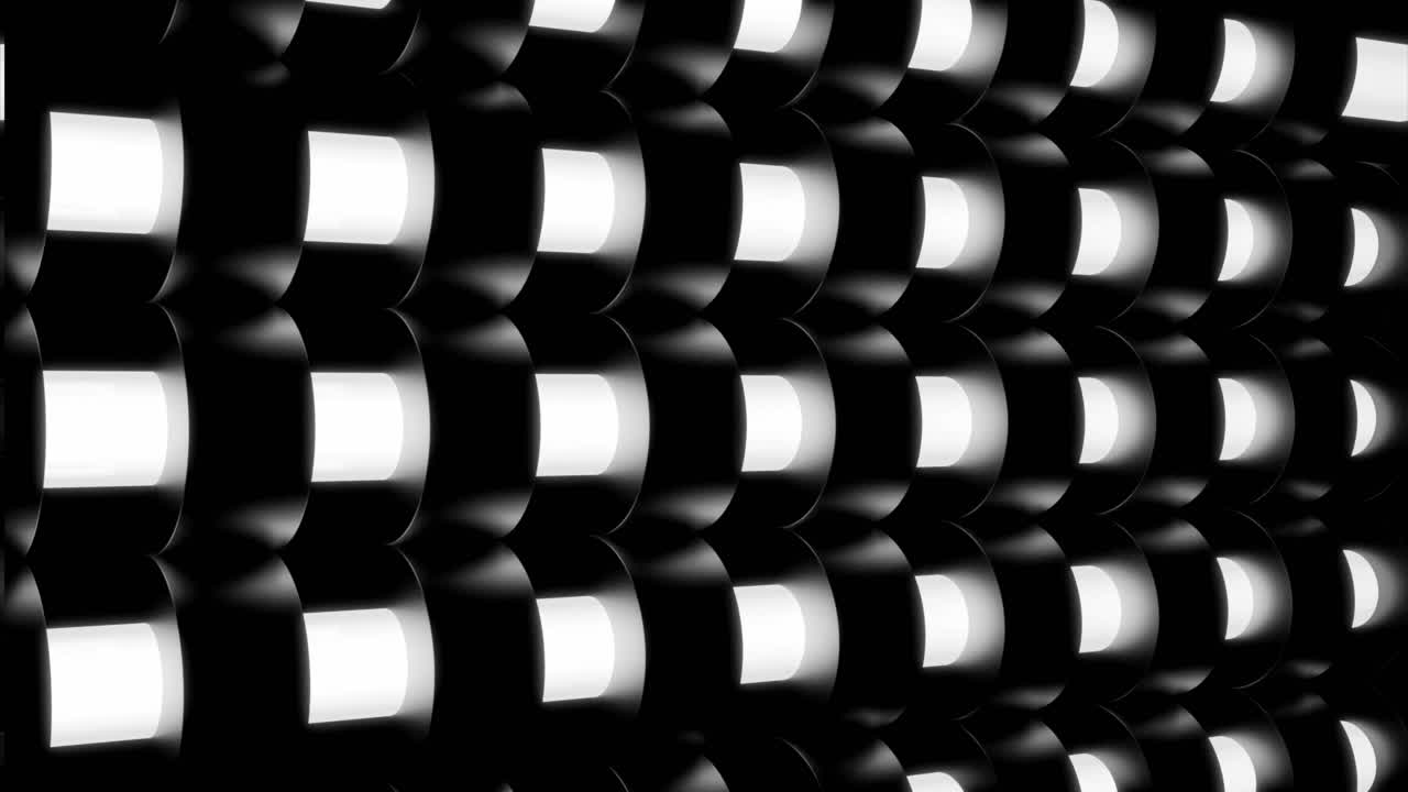 Abstract Black and White Geometric Pattern