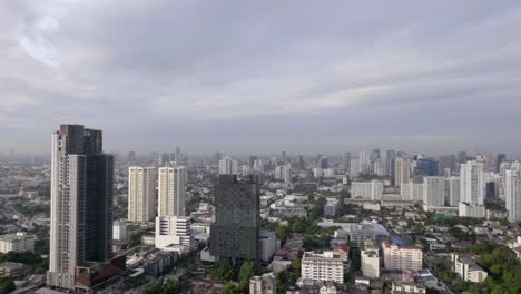 A-high-view-of-the-city-and-tall-buildings