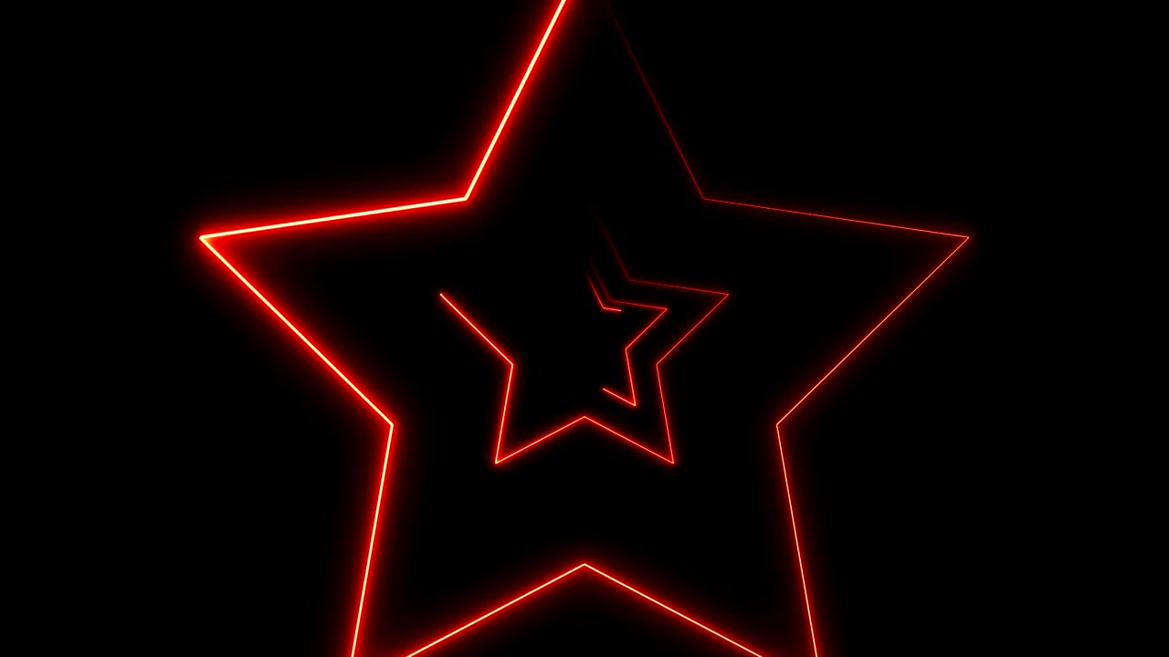 fondo abstracto con estrellas de neón