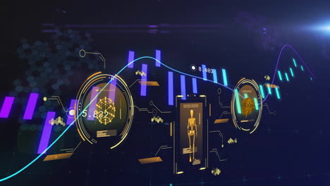 animation of science data processing over diagrams