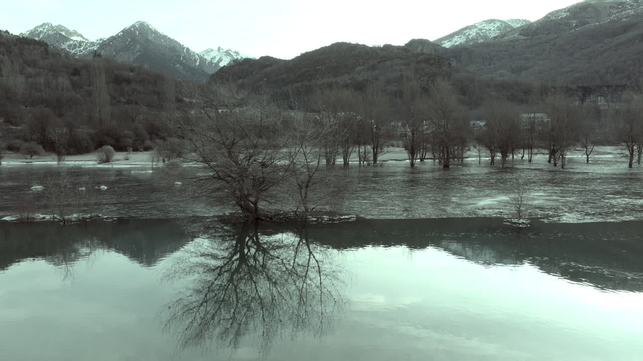 Flooded Valley in the Mountains