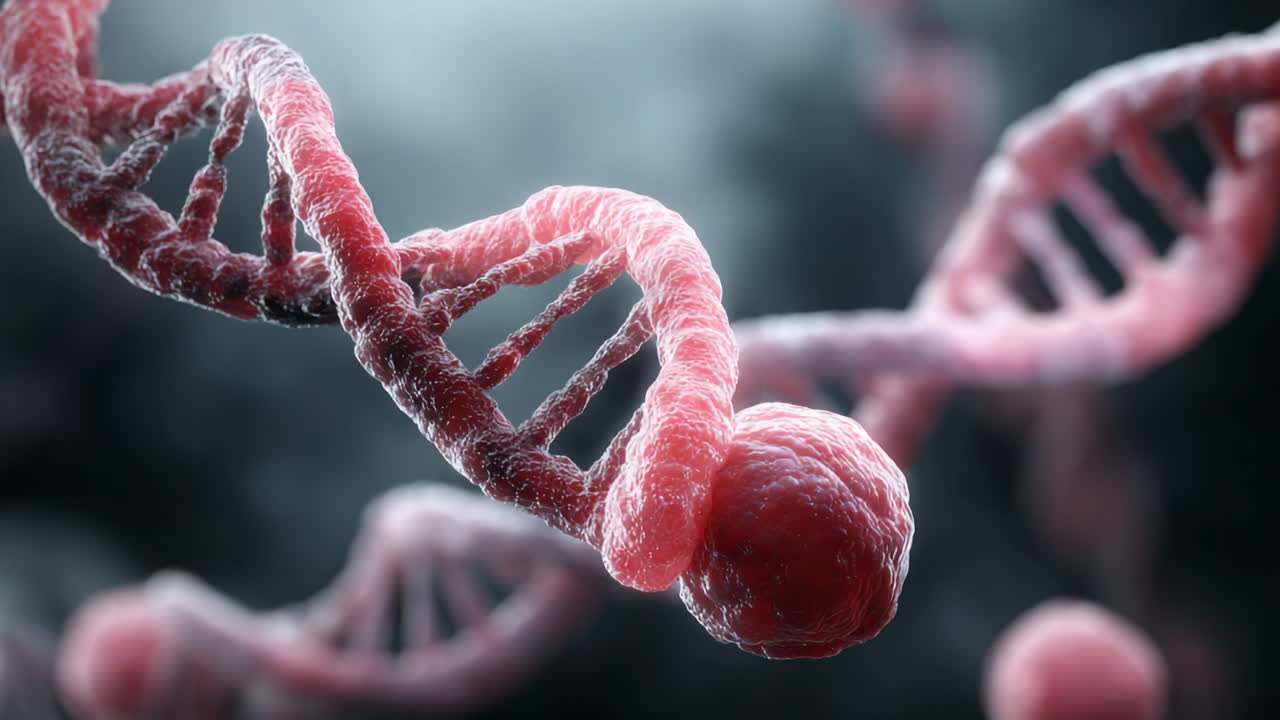 A Detailed Exploration of DNA Structure: Merging Science and Art in Stunning Visualization of Genetic Material and Molecular Design