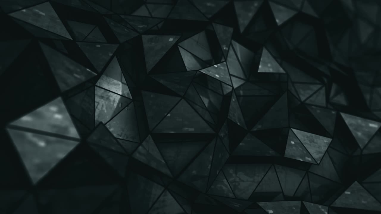 слоевая глянцевая низкая поли сетка бесшовная петля 3d рендеринговая анимация