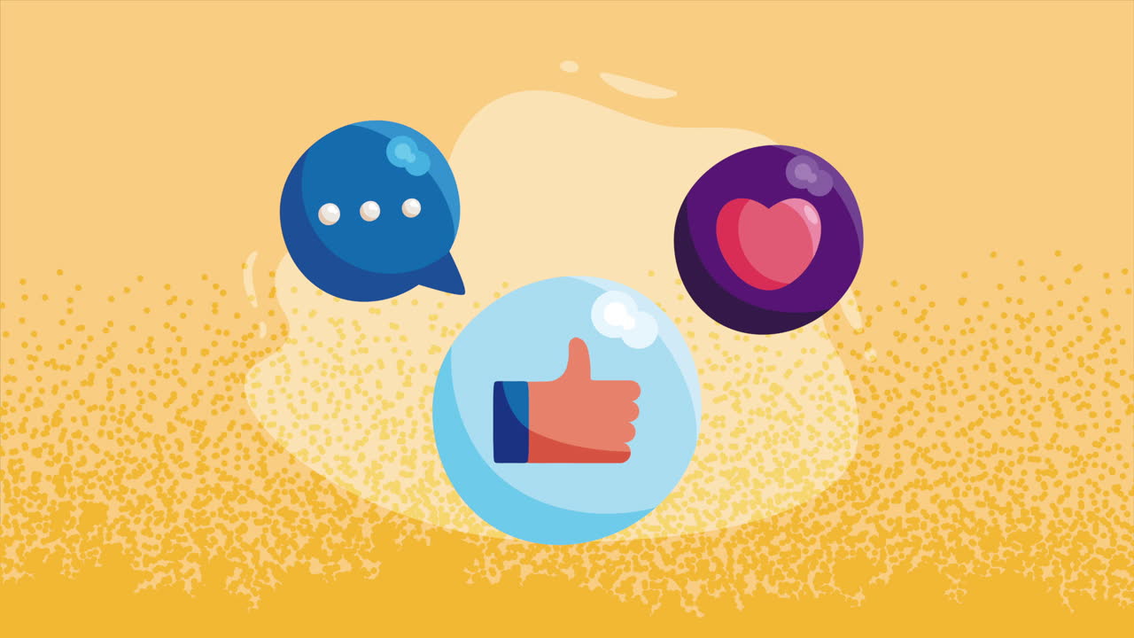 엄지손가락을 올리는 애니메이션과 같은 손