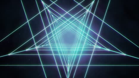 glowing neon cyan space stars