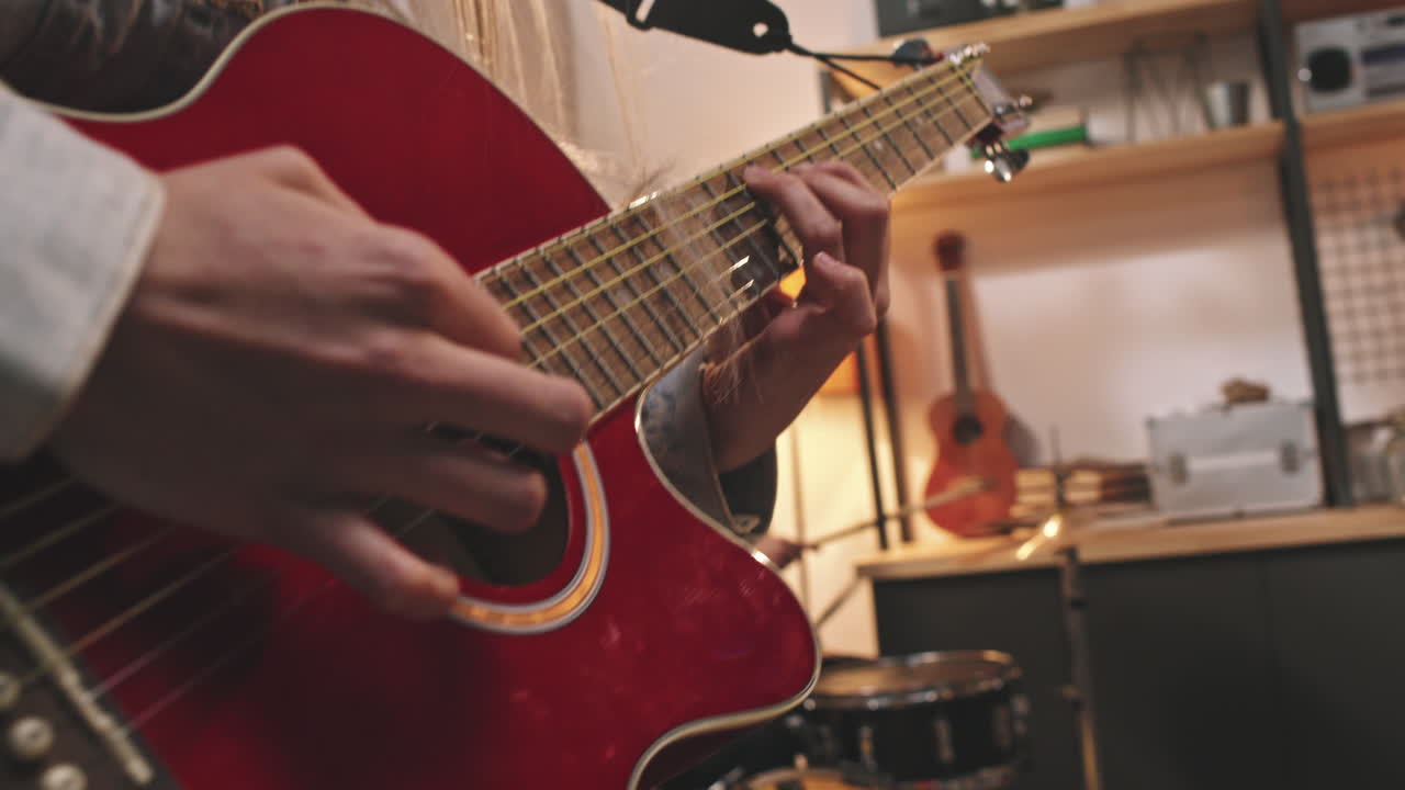 Rock-n-Roll Girl Playing Guitar