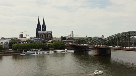 cologne, germany: a panoramic view of the city