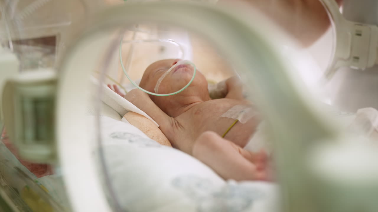 Feeding a premature baby in nicu