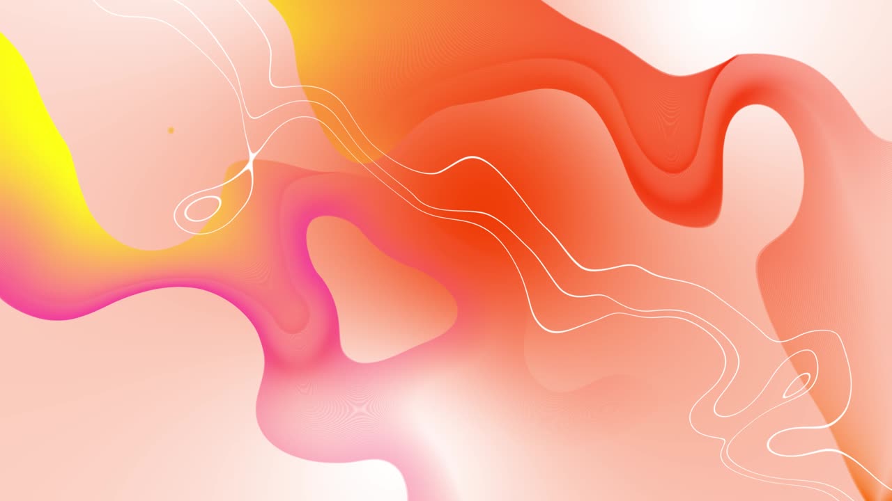 abstracto líquido púrpura colorido línea ondulada de moda animación de fondo.mp4