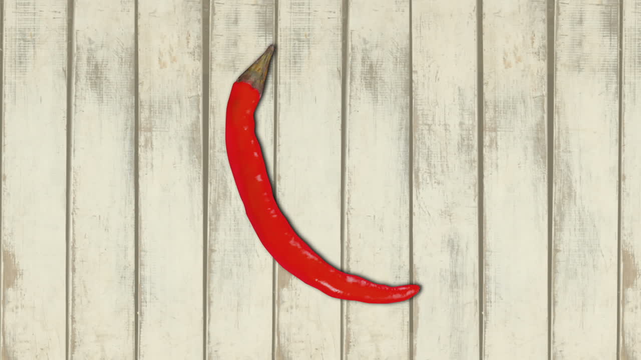 칠리 페퍼의 디지털로 생성된 비디오