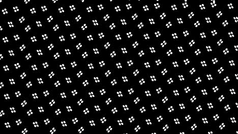 graphic 2d video pattern with wave effect, which rotates to the left