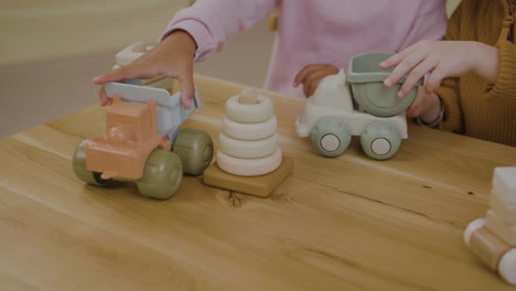 children playing with toys