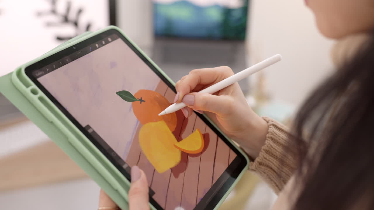 アート,デジタルタブレット,女性グラフィックデザイナー