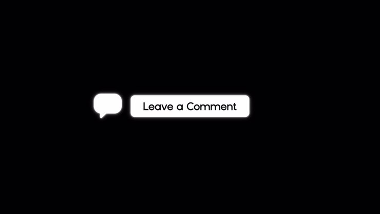 Animated Leave a Comment Call to Action Button