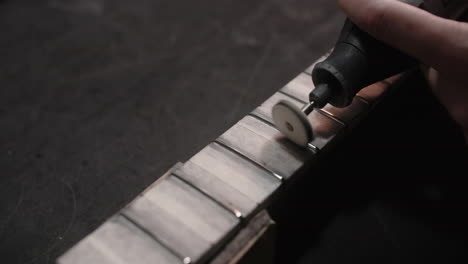 guitar neck repair and finishing