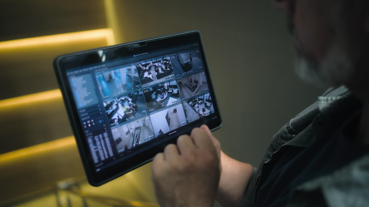 sistema de vigilancia de monitoreo del oficial de seguridad