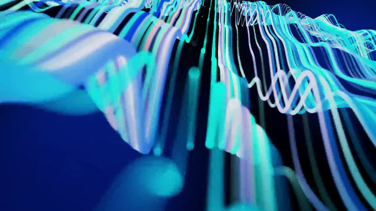 Digital Wave Abstract Motion Background