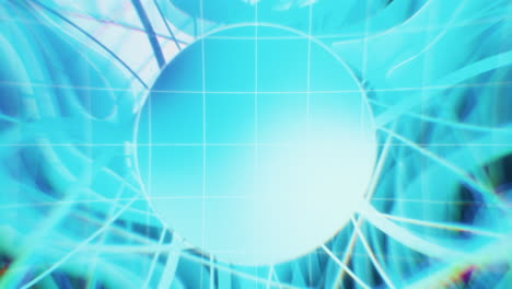 abstract blue geometric pattern