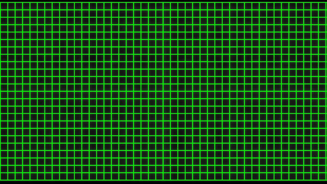 미래의 사각형 그리드 무티 네온 컬러 패턴 애니메이션