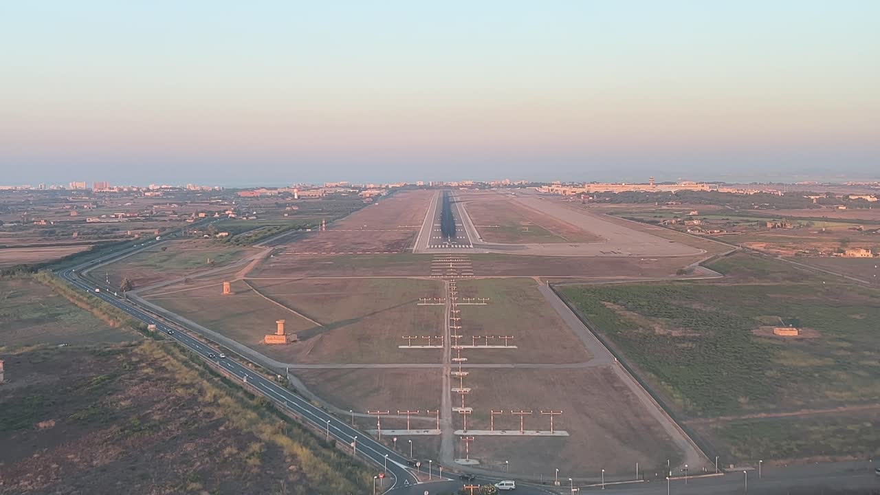 A real time approach to land at Palma de Mallorca&rsquo;s airport, Spain