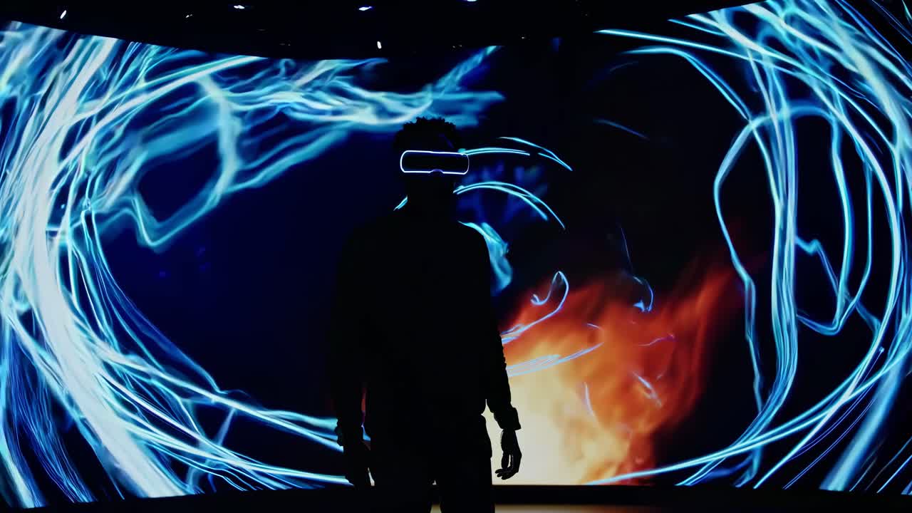 persona que experimenta la realidad virtual