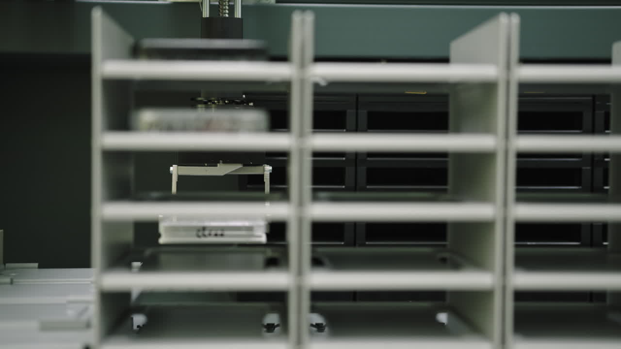 Laboratory shelves and samples
