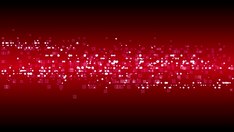 abstract red geometric tech particles video animation