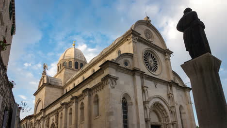 el lapso de tiempo - catedral de san santiago, sibenik, croacia