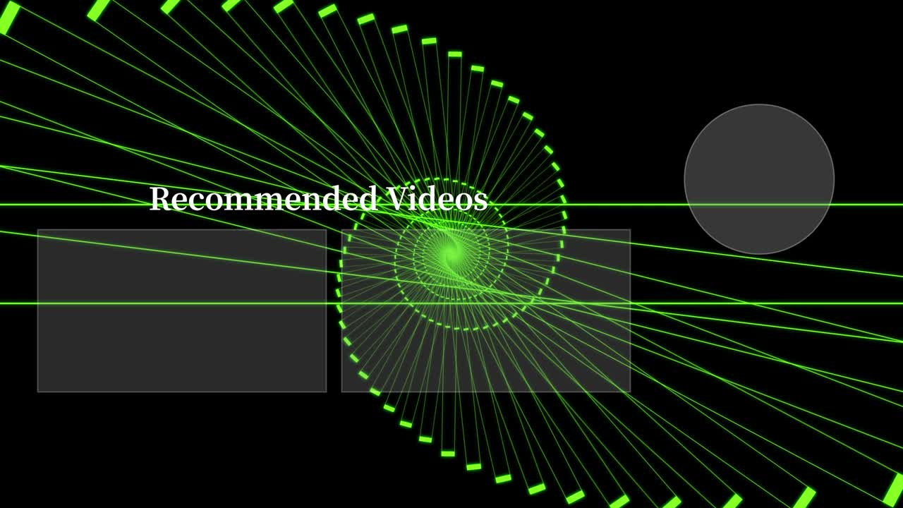 모양 연속 진행 끝 카드 끝 화면 모션 그래픽