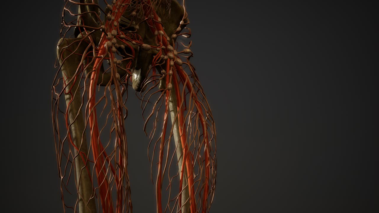 anatomía de los vasos sanguíneos del cuerpo humano